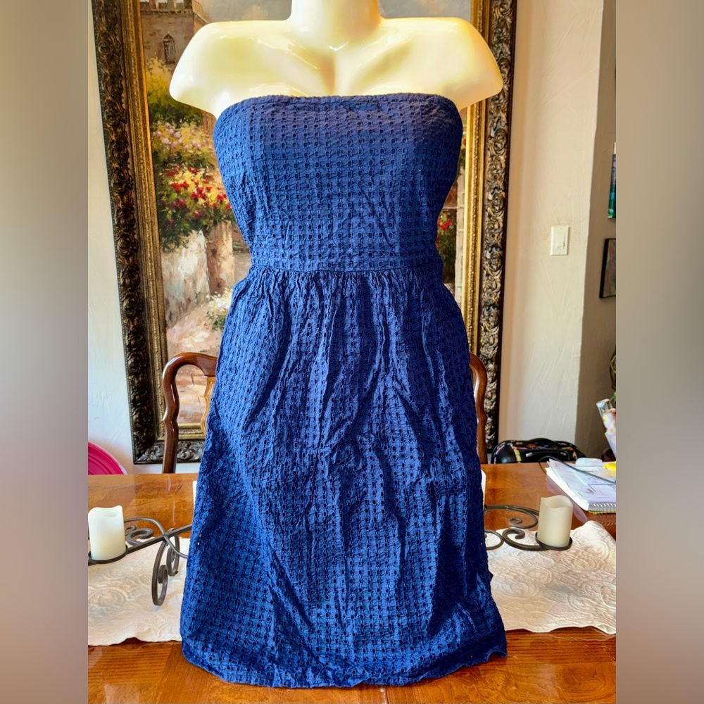 NWT Old Navy Strapless Eyelet Dress - Size 20 Fit & Flair style.